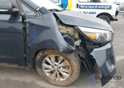 2016 Kia Sedona Lx из США, поврежденный, VIN KNDMB5C1XG6151495